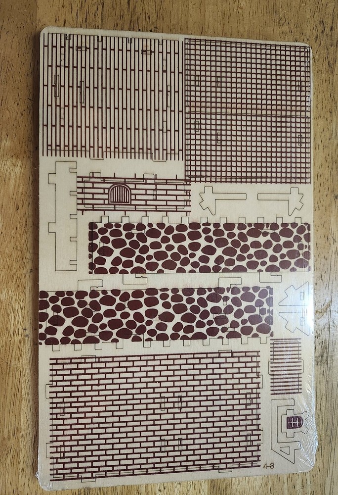 Ancient Town Wooden 3D DIY Puzzle
