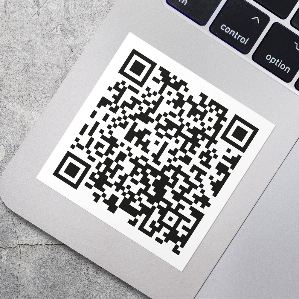 What Is Love QR Code Vinyl Sticker Decal