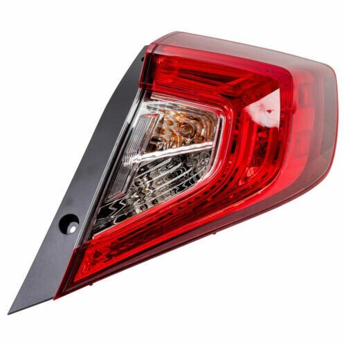 Tail lamp light Right Passenger side Outer fits 2016-2021 Honda Civic Sedan