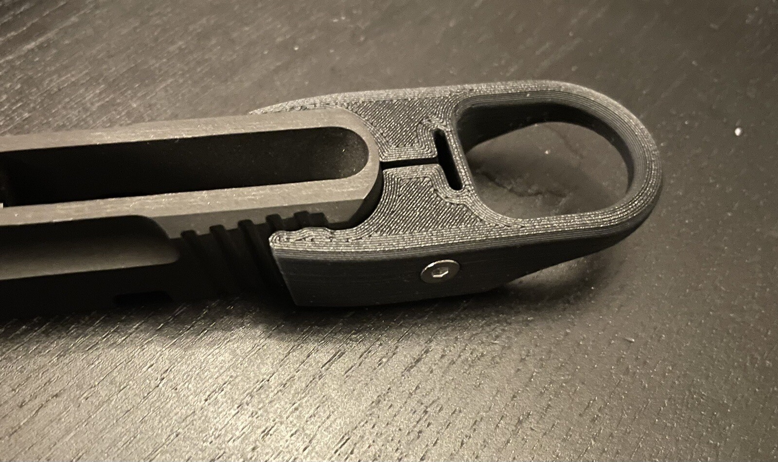 Browning, Buck Mark slide racker.