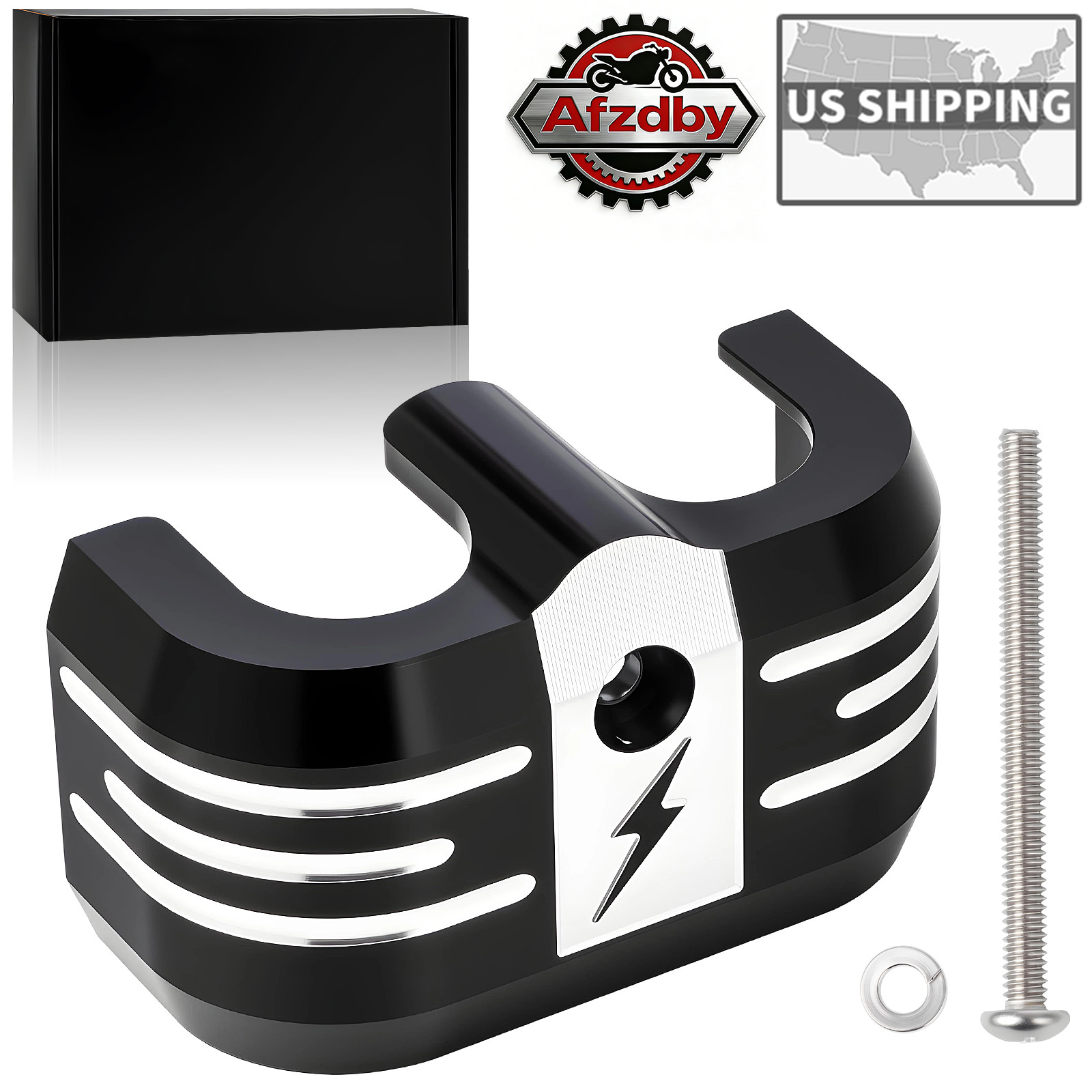 Black Ignition Coil Cover for Harley 2018-2026 M8 Touring Softail Breakout FXD