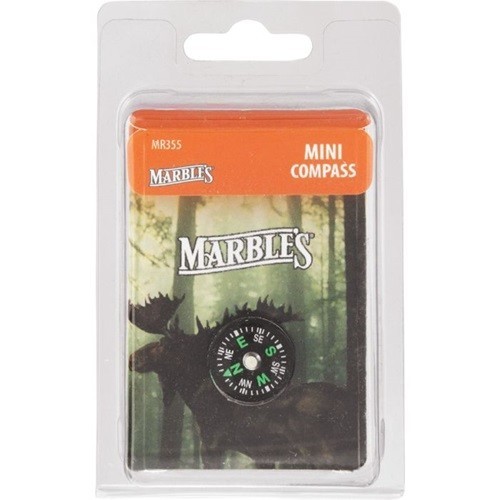 Marbles Mini Glow-in-Dark Compass Survival Button Compass