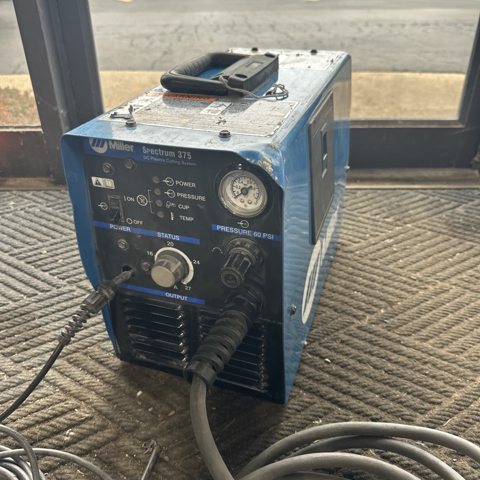 Miller Spectrum 375 Plasma Cutter with XT300 Torch Not Tested, Missing Powercord