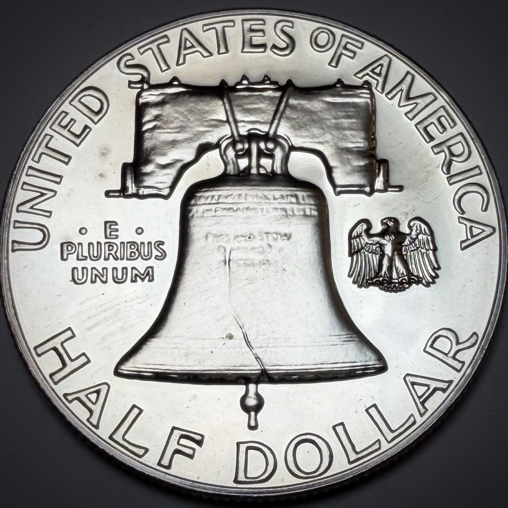 US 1963 Franklin Half Silver Dollar - 50 Cent Silver Proof Coin