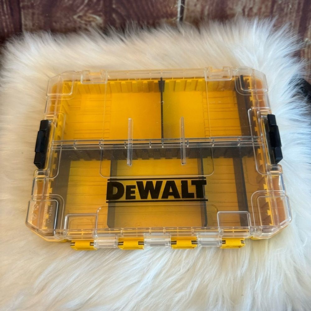 DEWALT Tool Box Tough Case Medium Yellow Case