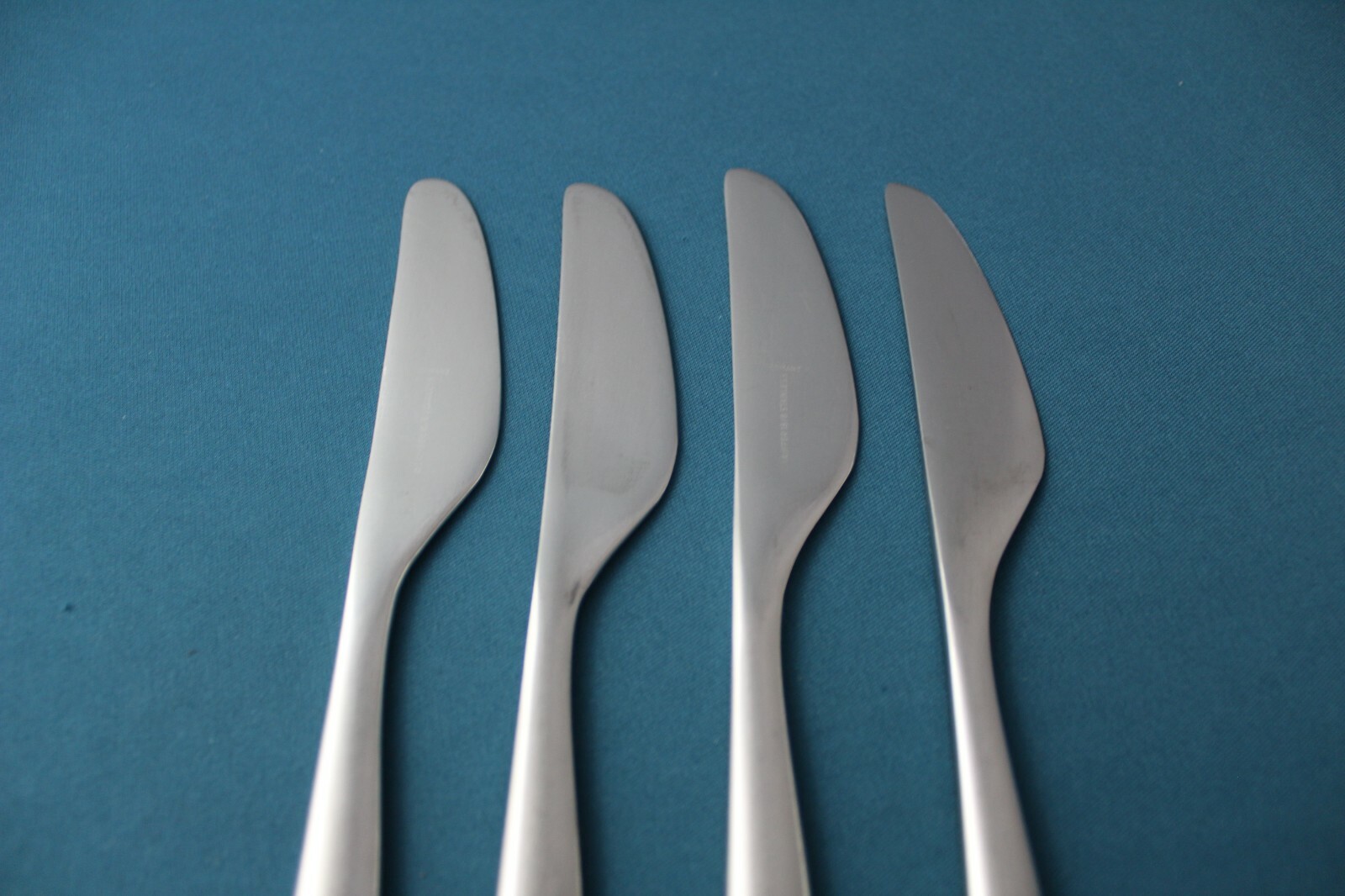Lauffer DESIGN 2 Dinner Knives (Set of 4) Satin Stainless Germany 7 3/4"