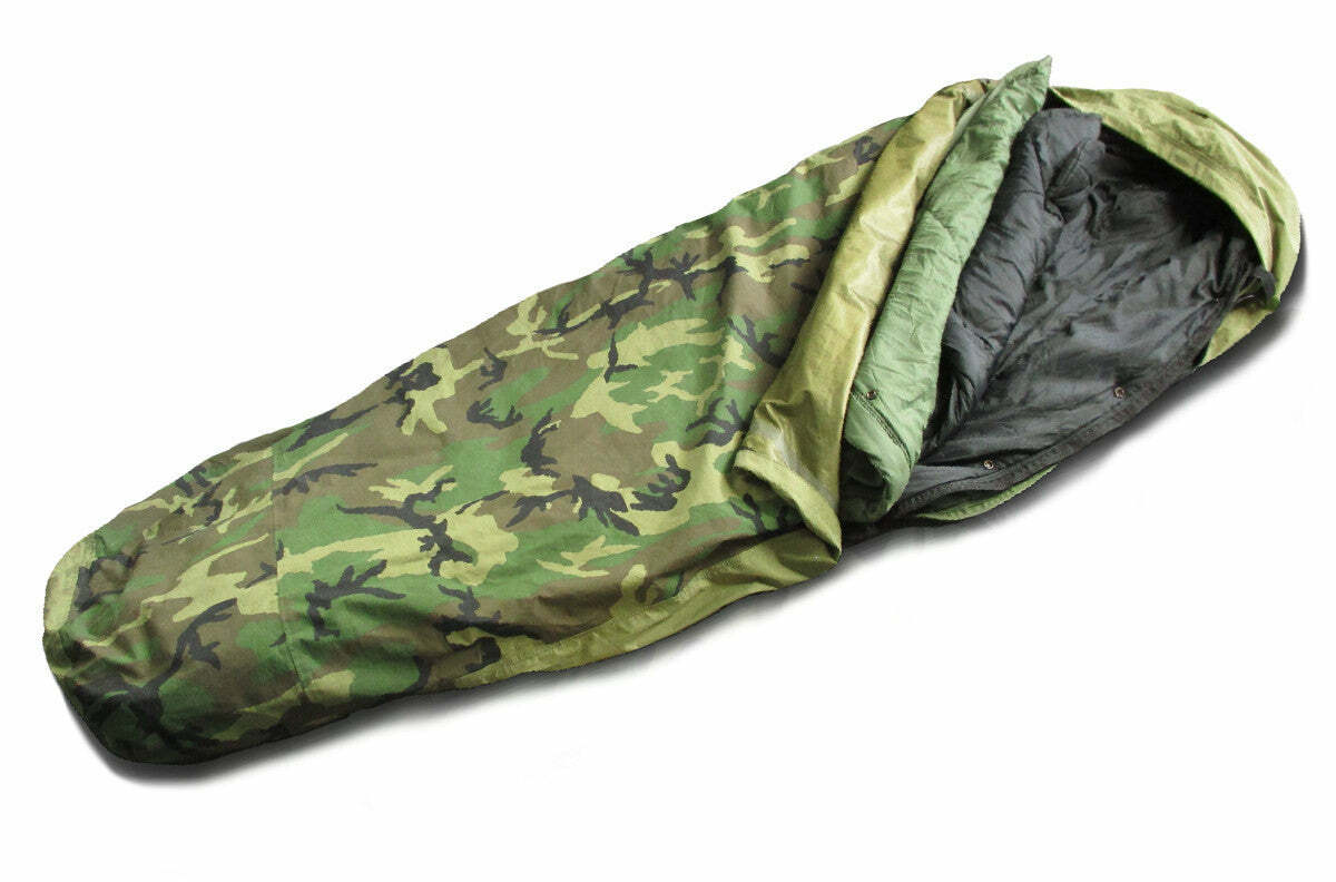 USGI MSS Modular Sleep System 4 Piece Woodland Camo "NEW"