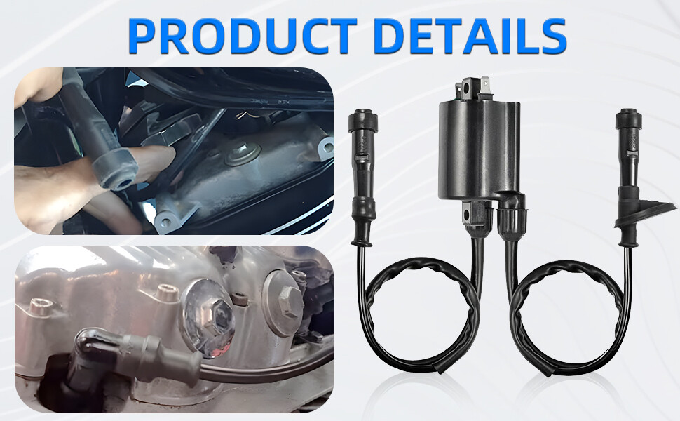 Set of 2 Ignition Coils + Caps For Shadow Spirit 750 VT750DC VT750C2 2001-2009