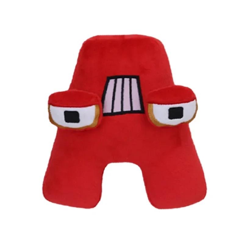 New 26pcs Alphabet Lore Plush English Letter Stuffed Animal Plushie Doll Toys