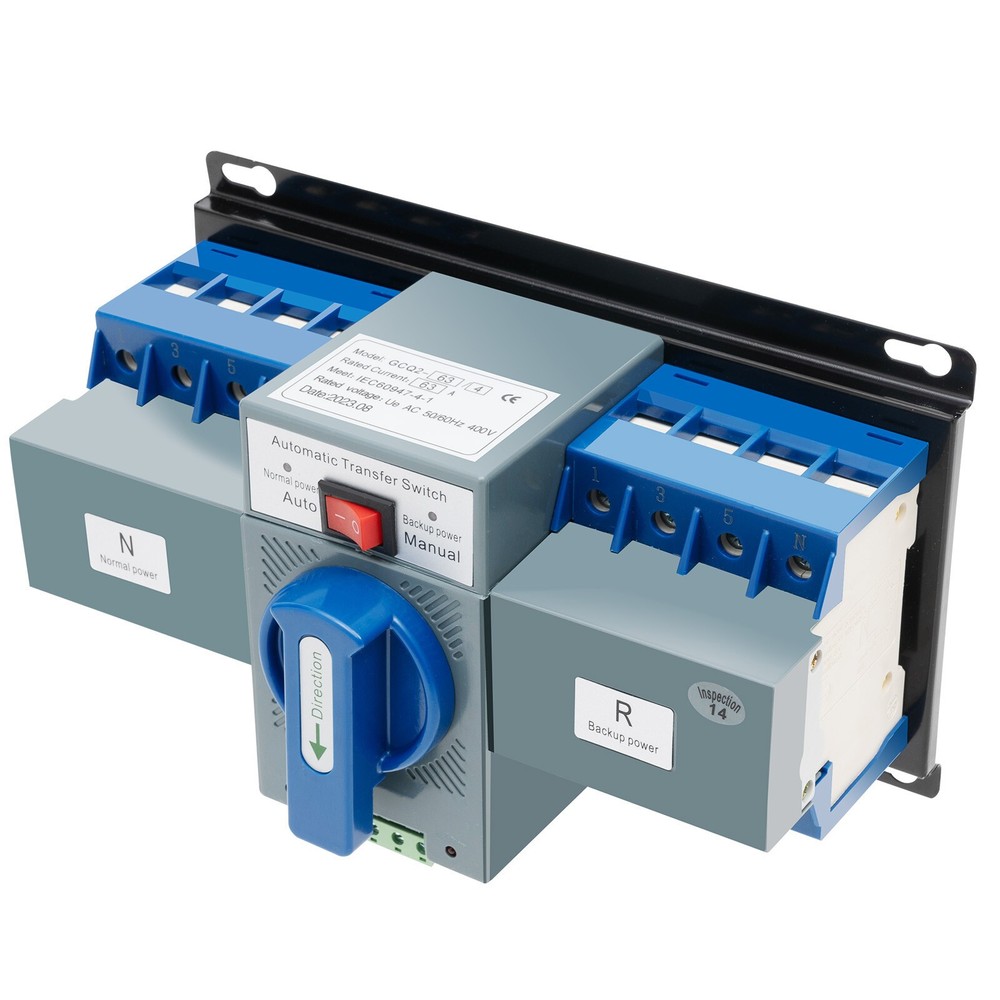 Dual Power Automatic Transfer Switch Generator Changeover Switch CB Level 63A 4P