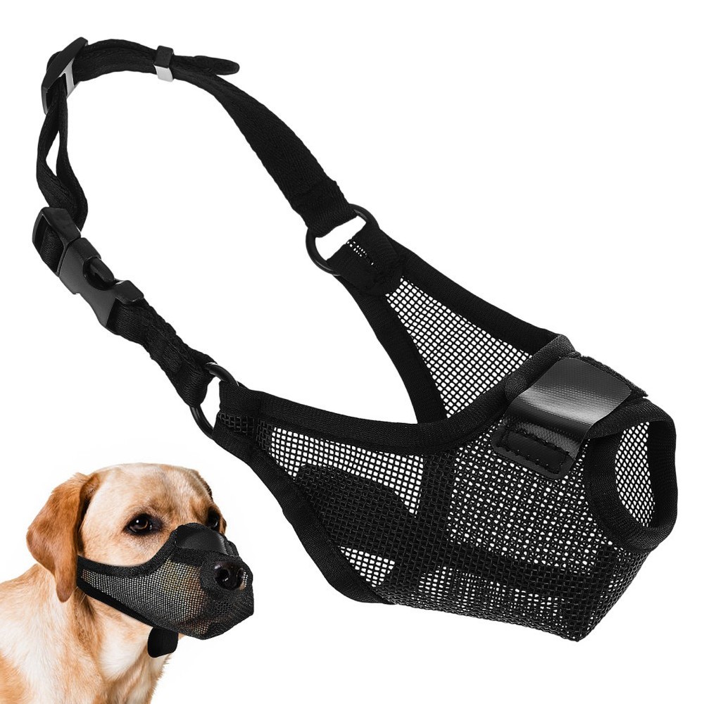 Muzzle for Pets Puppy Stop Biting Dog Prevent Eating Breathable Training