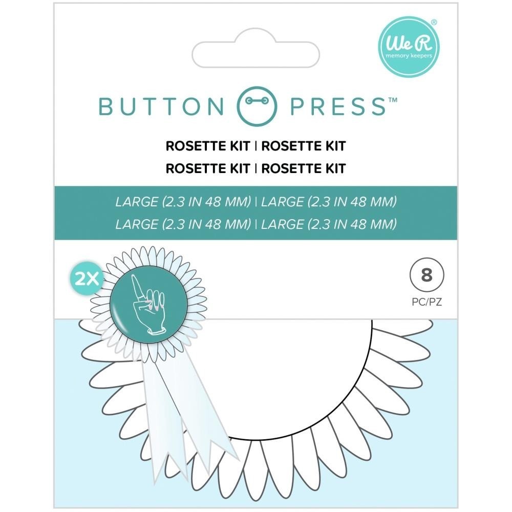 We R Memory Keepers Button Press Rosette Kit-Makes 2