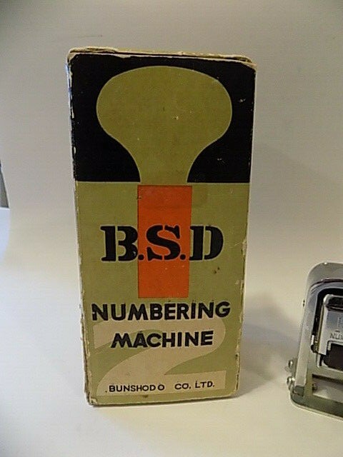 Vintage Numbering Machine Model 5
