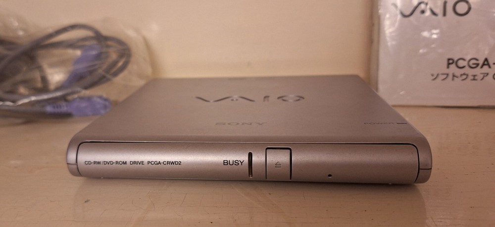SONY PCGA-CRWD2 VAIO Silver 1.44MB 3.5" External USB 1.1 Interface