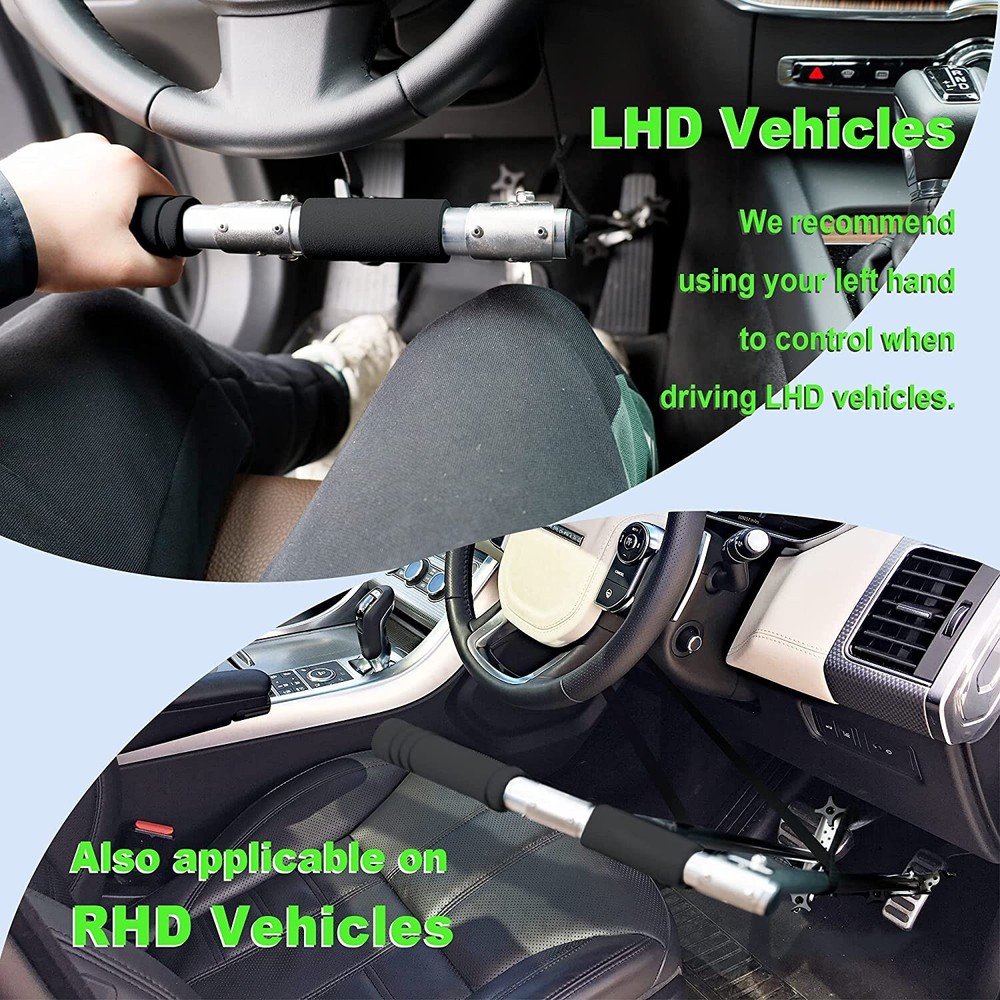 Driving Aid hand Controls for Automatic Car. Disability Handicapped - SCI