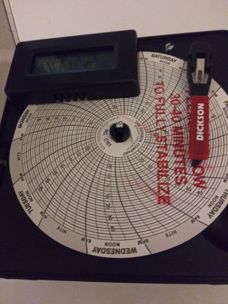 2 DICKSON SL4350 CHART RECORDERS
