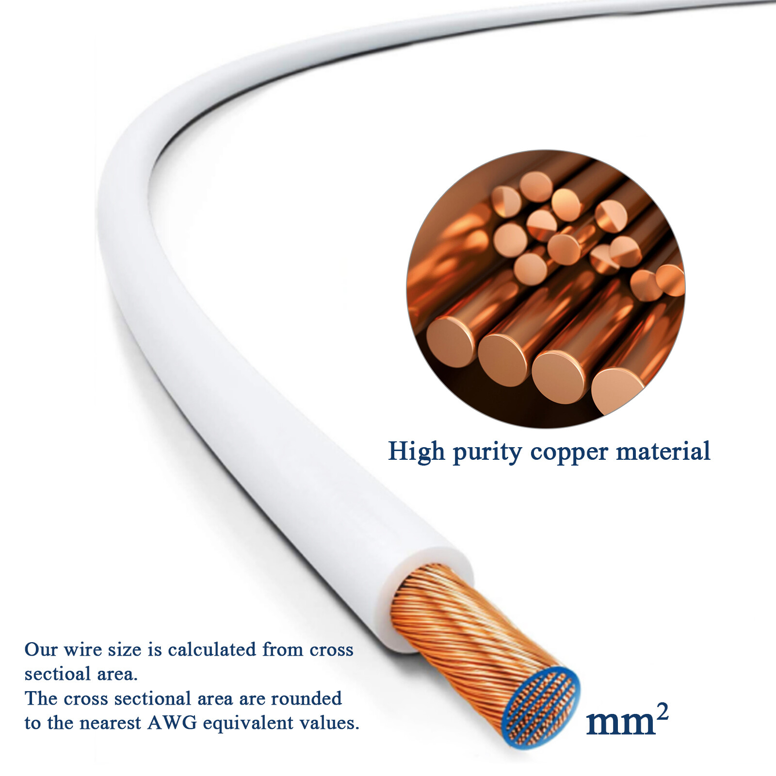 6 Color Set - Truck Trailer Primary Wire Lot - 22 20 18 16 14 Gauge Copper Cable