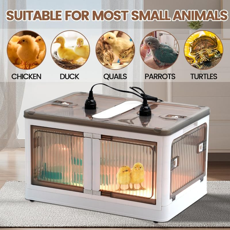 Brooder Box for Chicks Quail Brooder Box with Thermostat Poultry Heater Breeding