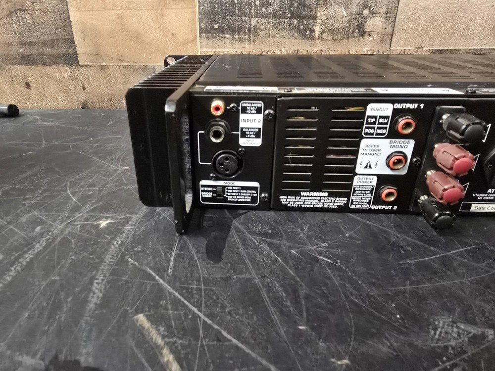 Behringer A500 Professional 500W Reference Class Studio Power Amplifier