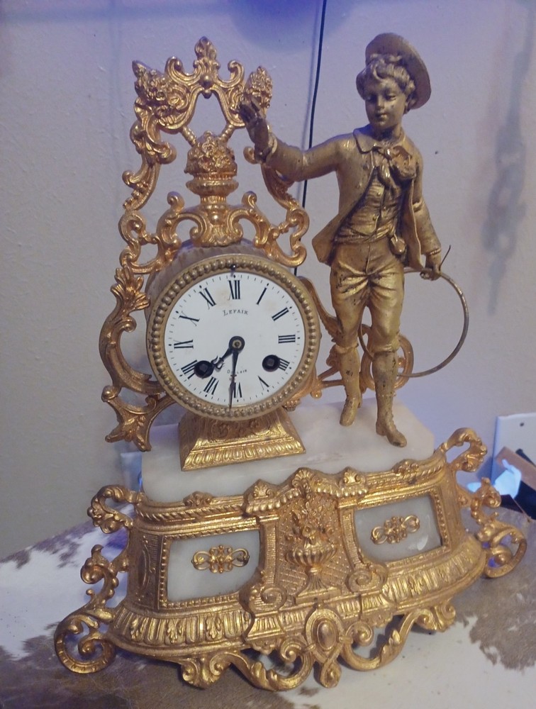 19th Century Figural Mantel Clock