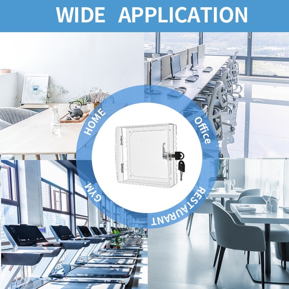 User Friendly Installation of Acrylic Lock Box for Enhanced Security Needs