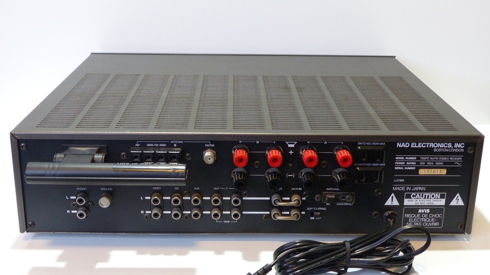 NAD 7250PE Power Envelope RECEIVER - Tested - Working