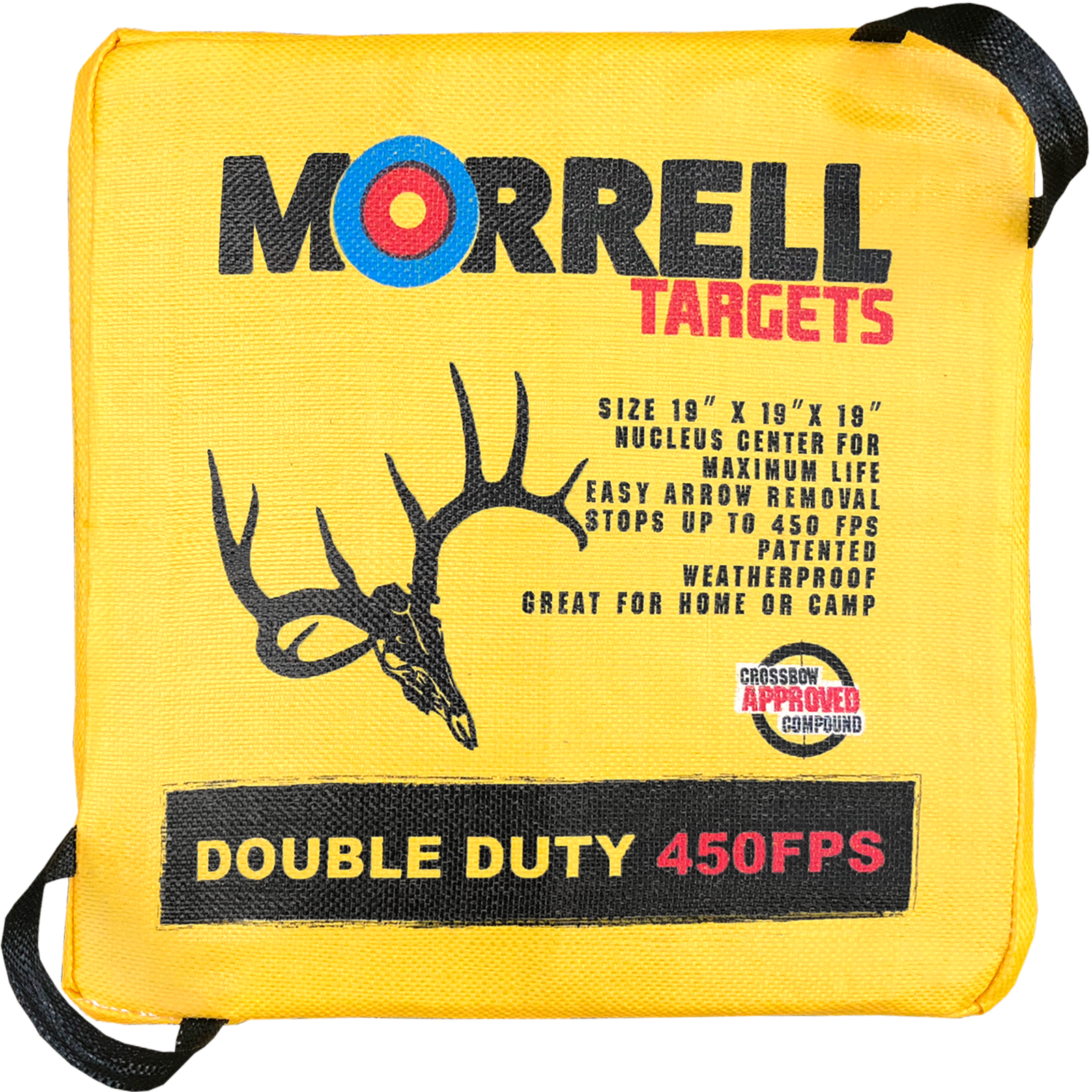 Morrell Double Duty Archery Target Crossbow Compatible | 4 Sided Shooting