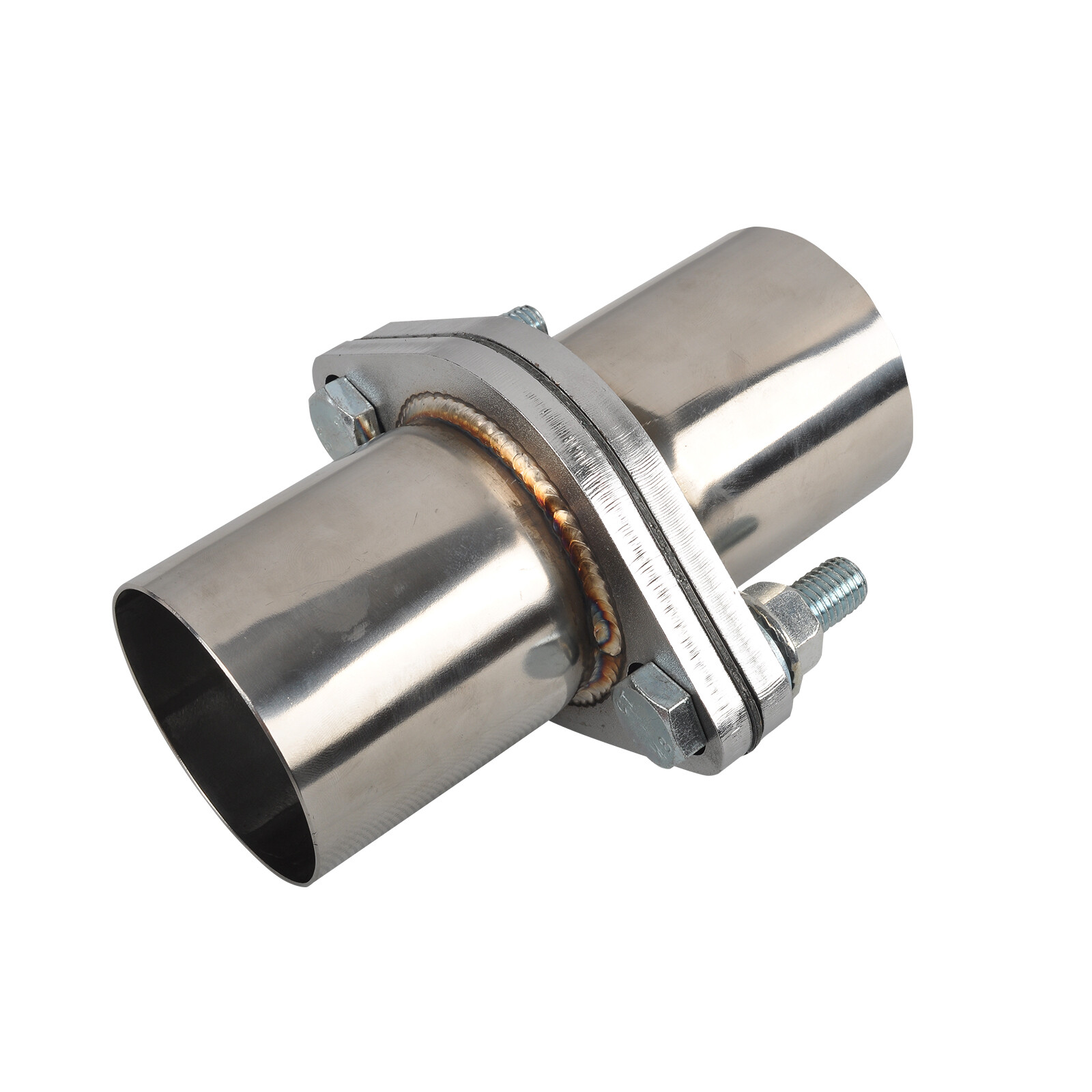 1.75''-2.5''OD Quick Fix Exhaust Spring Bolt Flange Repair Pipe Kit 2/3 Bolts