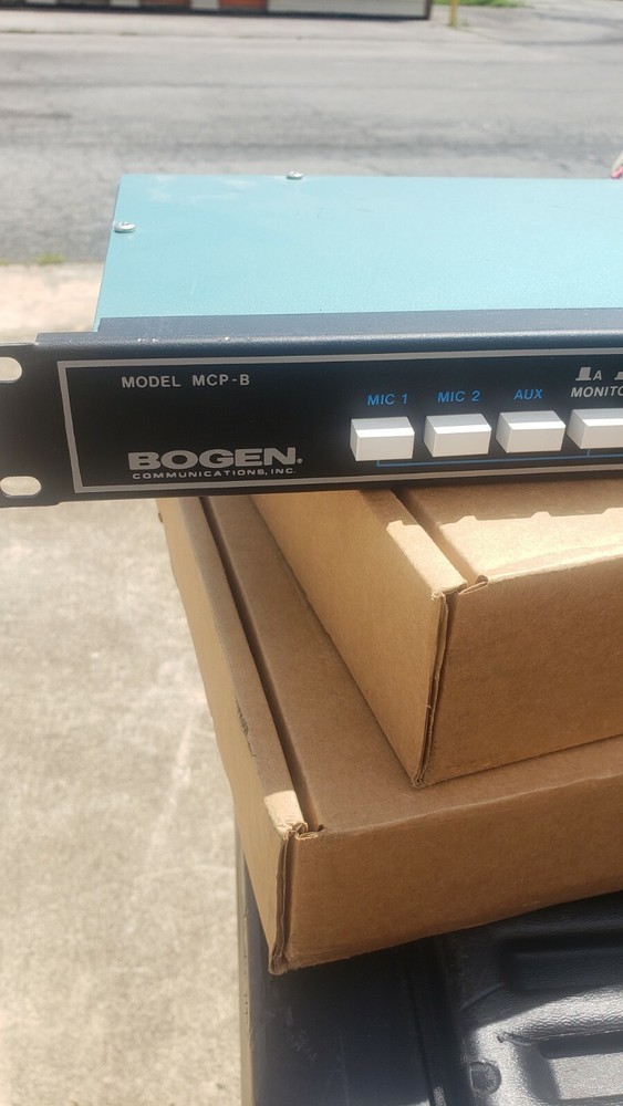 Bogen MCP B ntercom Control Unit With Rack Mount Whs3