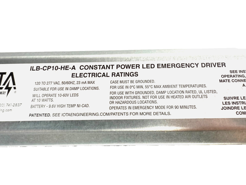 IOTA ILB-CP10-HE-A Emergency LED Backup Driver