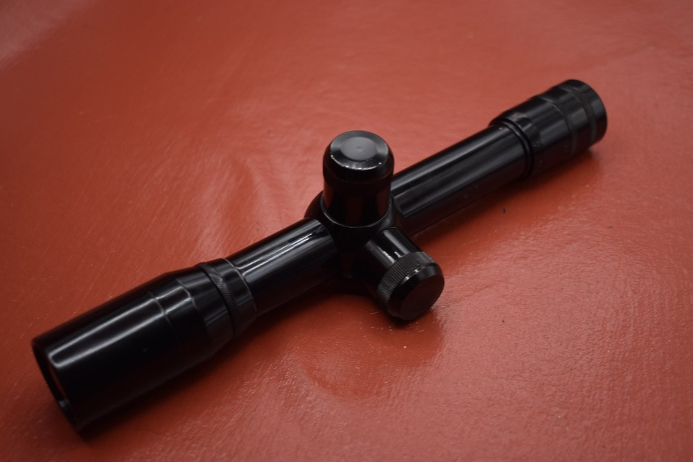 Burris 4x  AO EER pistol scope gloss duplex target turret