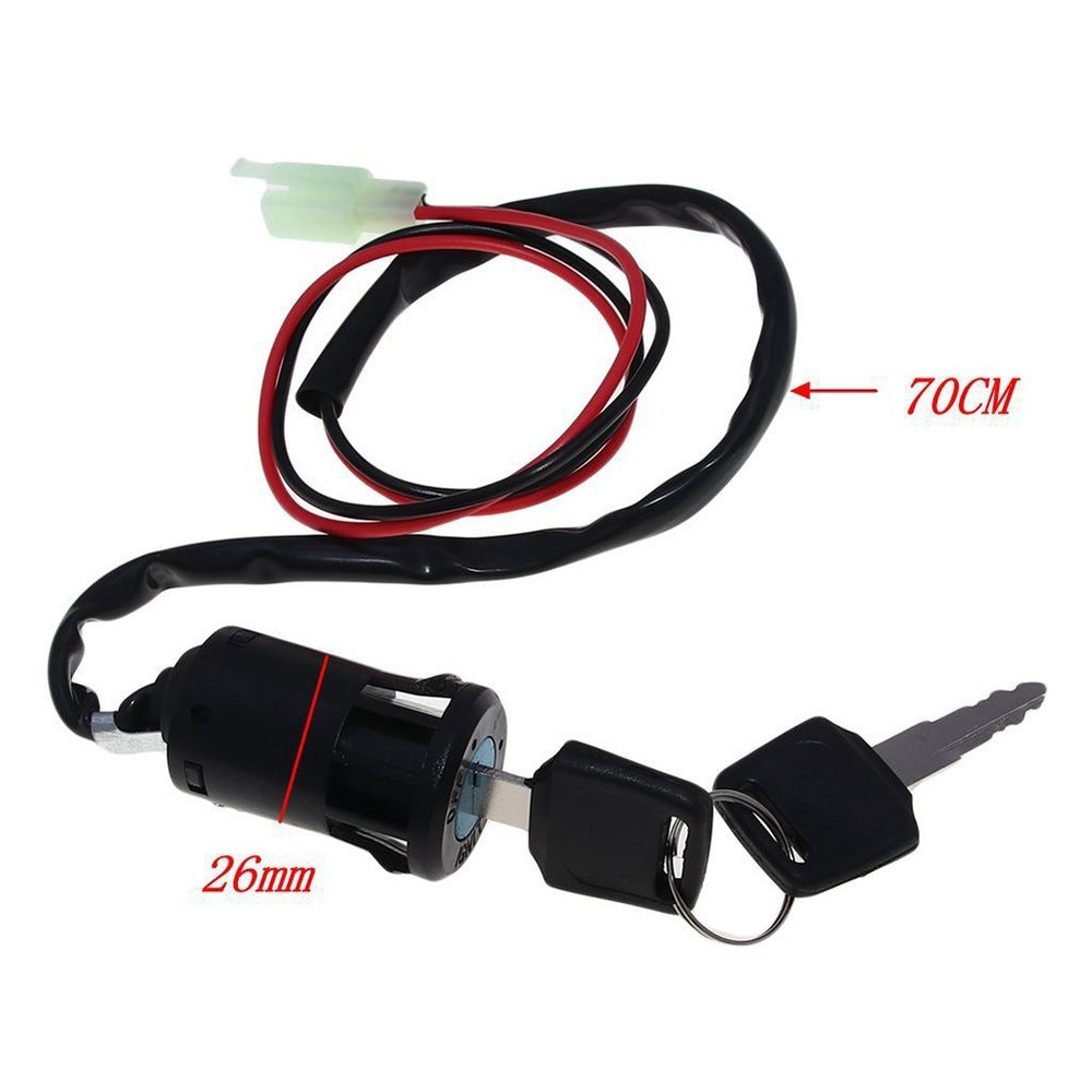 High Quality 2 Wire Start Switch Lock Key Enhance Your Riding Experience