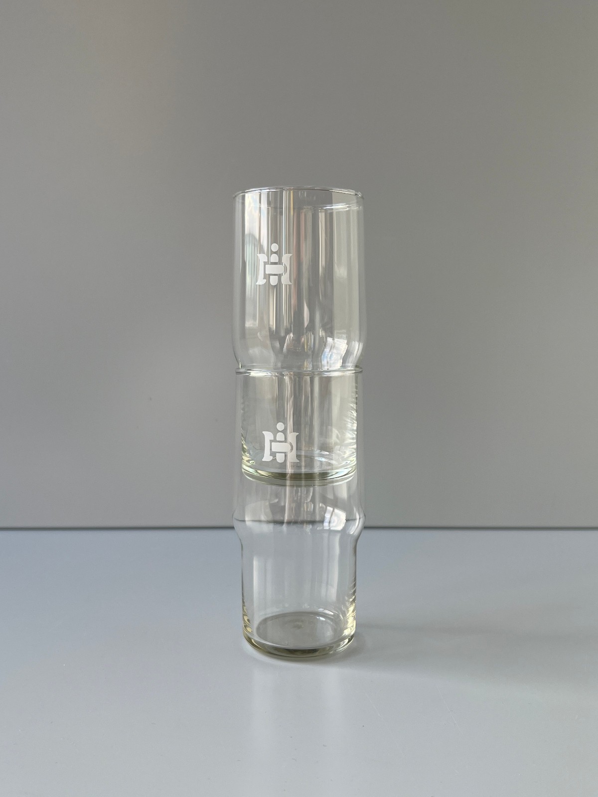 2/4 Superfest Beer Glasses 0.25Ml Patent Glass DDR GDR Mitropa Interhotel