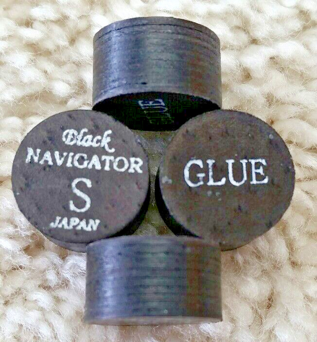 FREE SAME DAY SHIPPING (1) Navigator Black SOFT Pool Cue Tip
