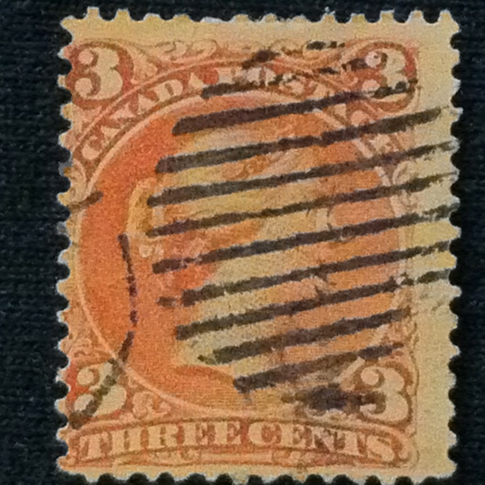 Canada  SC #25  Used  VG  1868