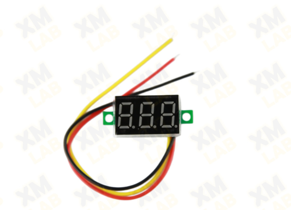 5 Pcs PDC 0-30V 3-Wire Voltmeter LED Display Panel Volt Meter Voltage Tester