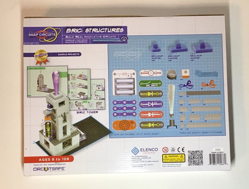 SNAP CIRCUITS, BRIC: STRUCTURES. Electronic Brick Building Kit. NEW, Sealed.