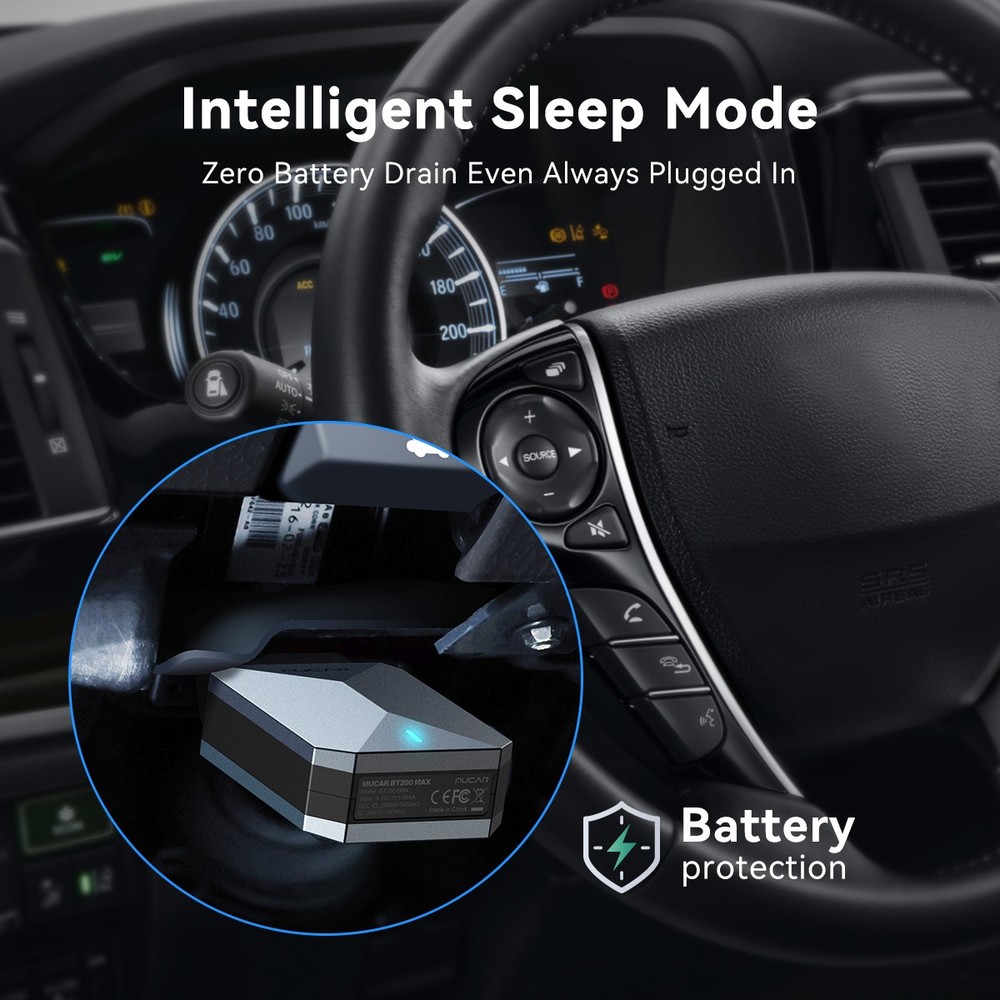 MUCAR BT200 MAX Car OBD2 Scanner AUTO All System Diagnostic Code Readers Tool US