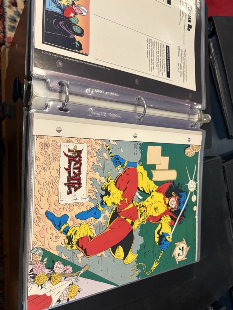 Comic Book Bio Binder