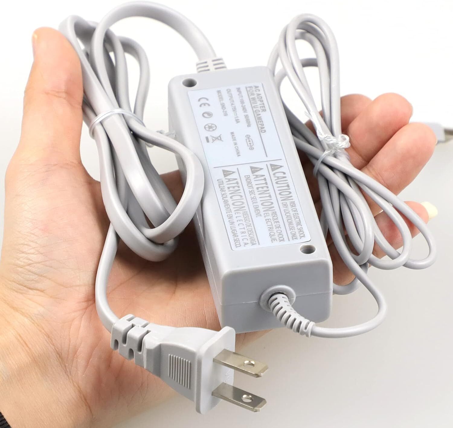AC Power Supply Charging Adapter Cable Charger For Nintendo Wii U GamePad Lot