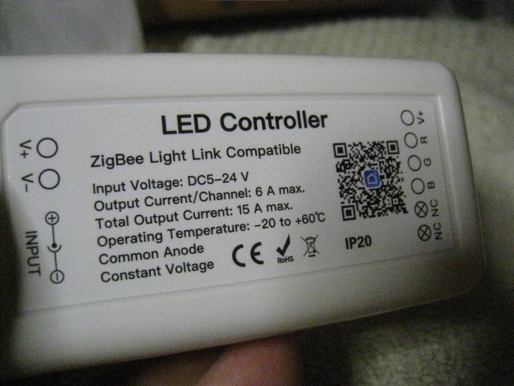 Zigbee Light Link Compatible LED controller IH004 NEW no plug 15A 6A/channel