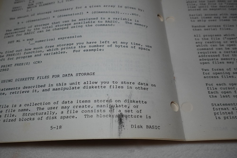 Processor Technology Extended Disk BASIC 1978 Vintage Original User's Manual