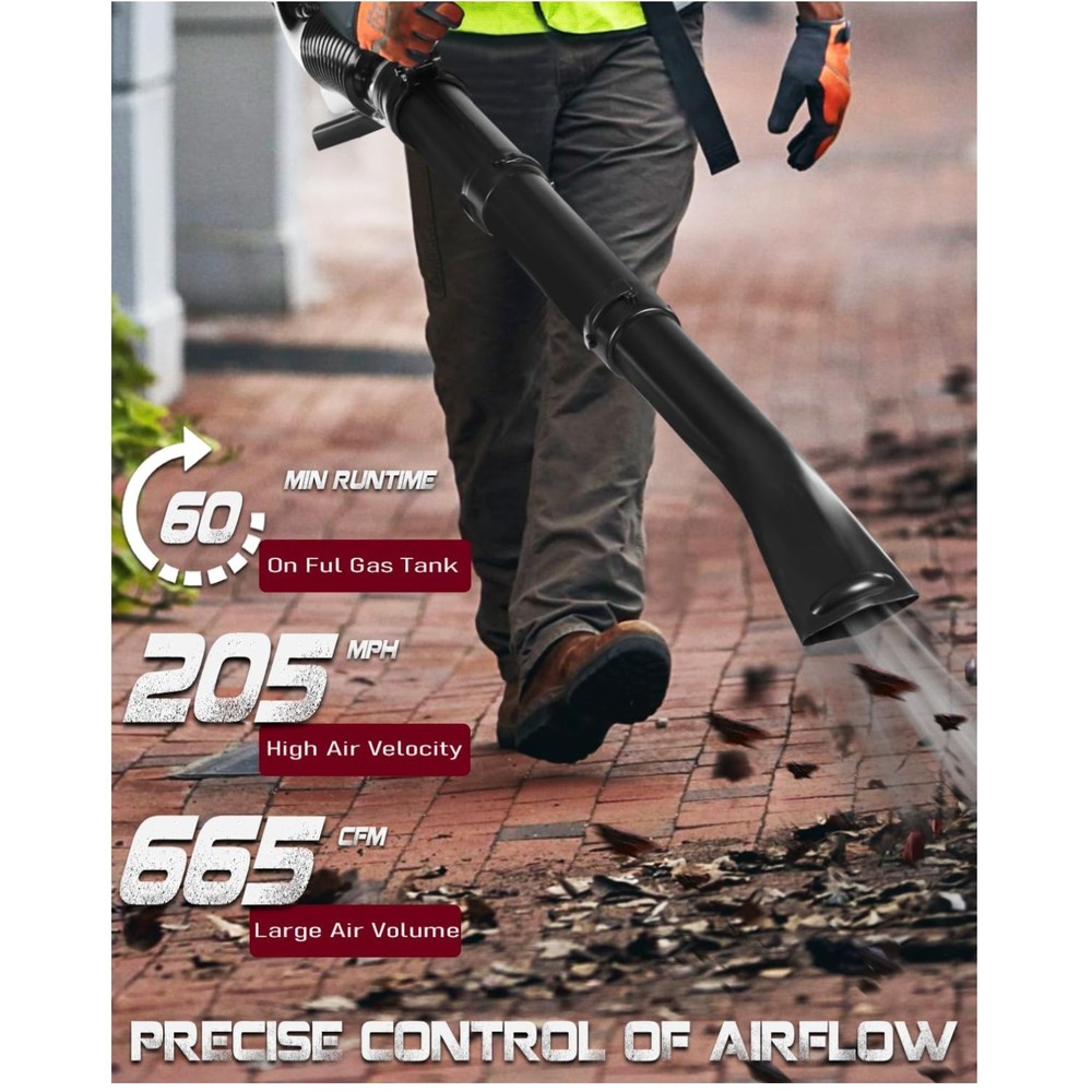 Commercial-Grade Gas Backpack Leaf Blower