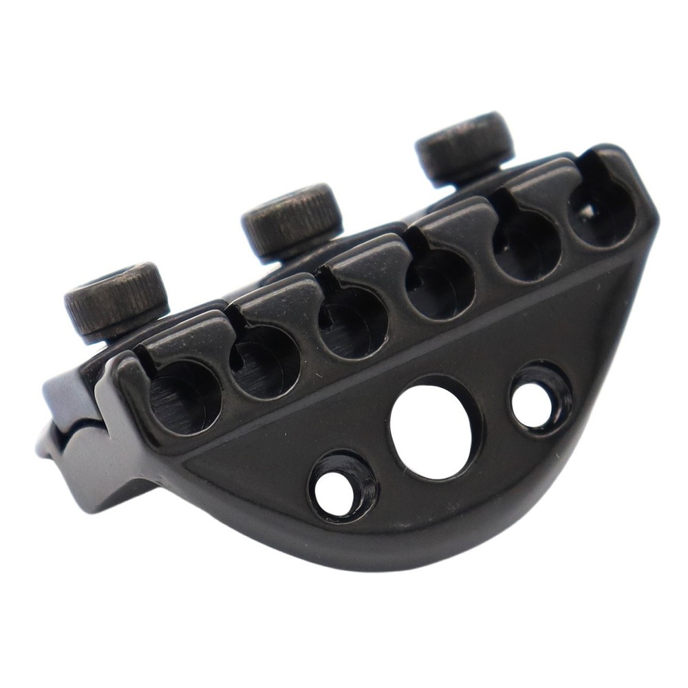6 String Headless Electric Guitar Roller Tremolo Bridge with String Locks Black