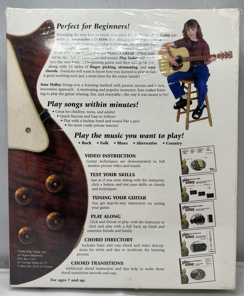 GUITAR: Play Today - Quick & Easy, Fun and Interactive [CD-ROM] 670849010647