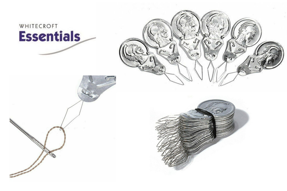 Whitecroft Silver Bow Needle Threaders Hand Sewing Machine Stitch Insertion Tool