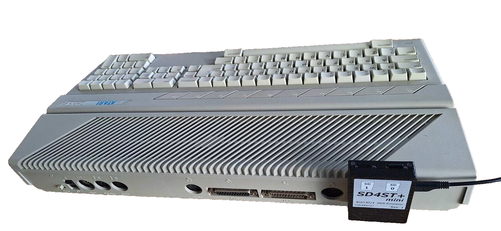 SD4ST+ Mini hard disk drive HDD for Atari ST STE 2x micro SD card + RTC