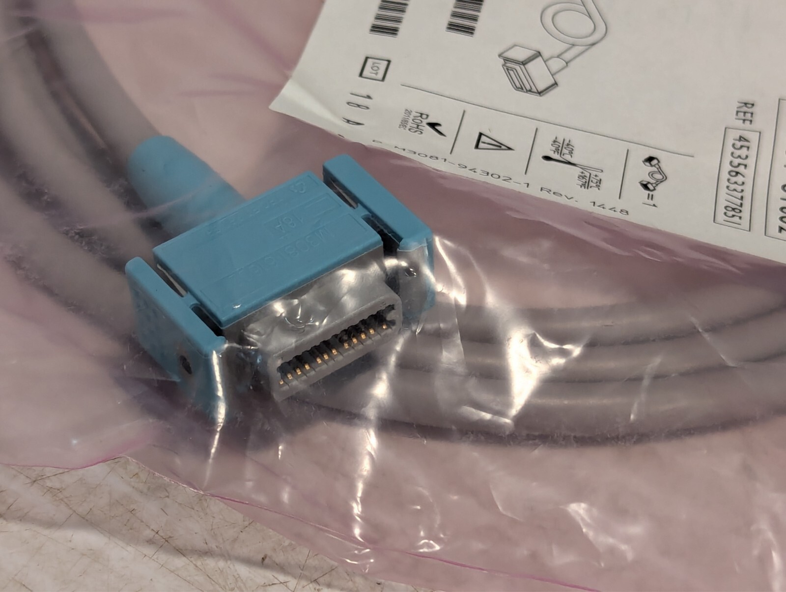 Philips M3081-61602 MSL Link INTELLIVUE Monitor Cable OEM NEW UNOPENED-Free Ship