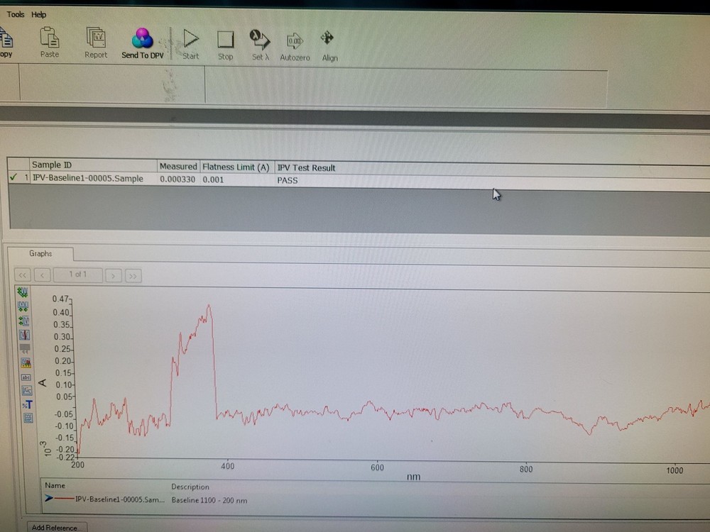 Perkin Elmer Lambda 25 UV/Vis Spectrophotometer w/ sipper, computer, tested