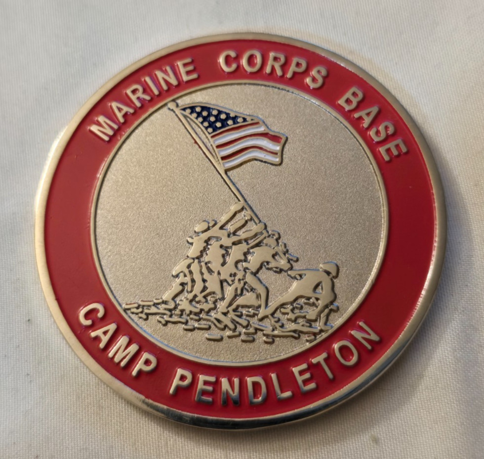 US Marine Corps Camp Pendleton 2009 Devil Pups Challenge Coin 2 / USMC